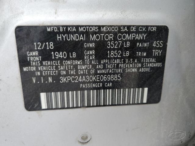 2019 HYUNDAI ACCENT SE 3KPC24A30KE069885