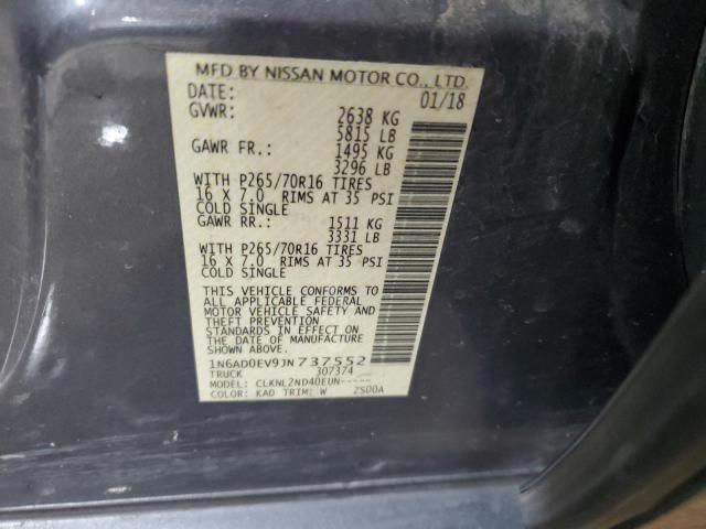 2018 NISSAN FRONTIER S - 1N6AD0EV9JN737552