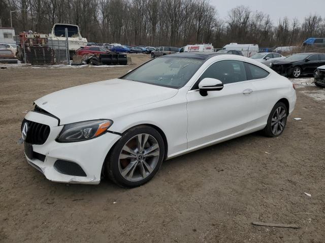 MERCEDES-BENZ C 300 4MAT 2017 white coupe gas WDDWJ4KB0HF416612 photo #1