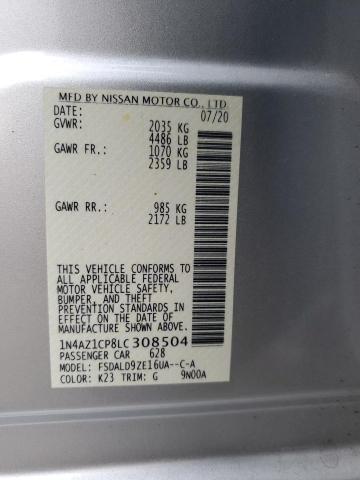 2020 NISSAN LEAF SV 1N4AZ1CP8LC308504