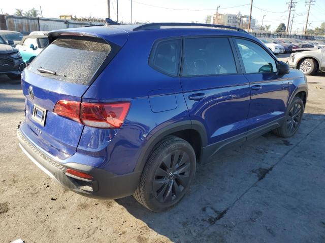 VOLKSWAGEN TAOS S 2022 blue  gas 3VVDX7B23NM075463 photo #4