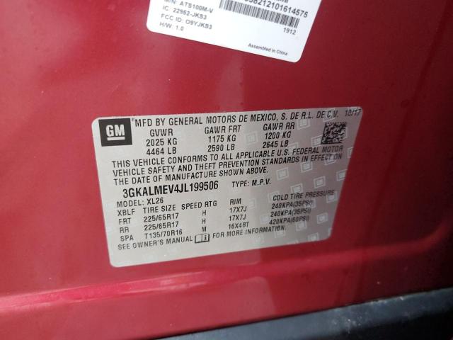 2018 GMC TERRAIN SL - 3GKALMEV4JL199506