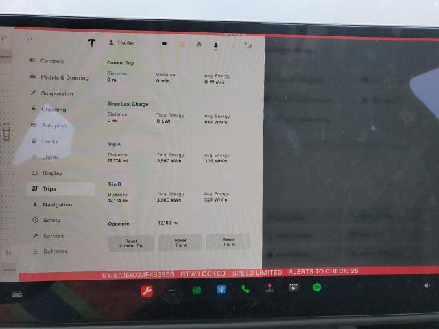 2021 TESLA MODEL S - 5YJSA1E6XMF433955