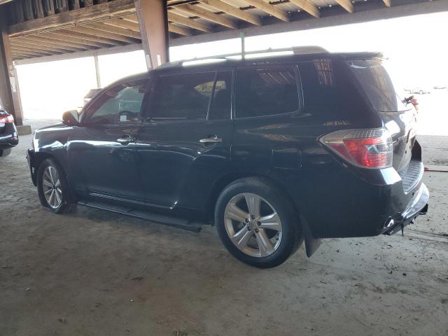 TOYOTA HIGHLANDER 2008 black  hybrid engine JTEEW44A982012383 photo #3