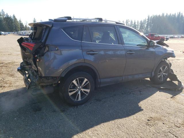 TOYOTA RAV4 XLE 2017 gray  gas 2T3RFREV7HW576092 photo #4