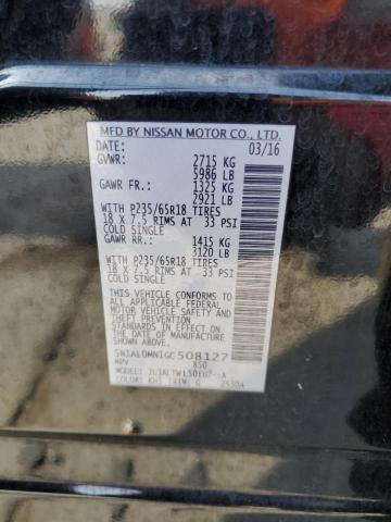 2016 INFINITI QX60 5N1AL0MN1GC508127
