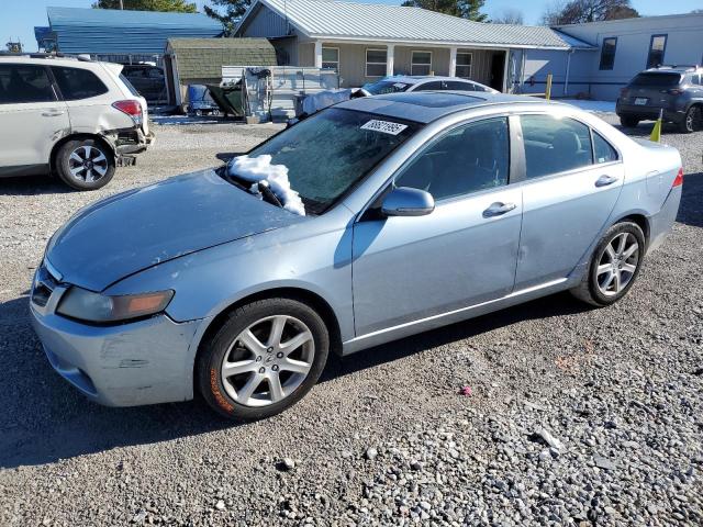 ACURA TSX 2004 blue sedan 4d gas JH4CL96834C015052 photo #1