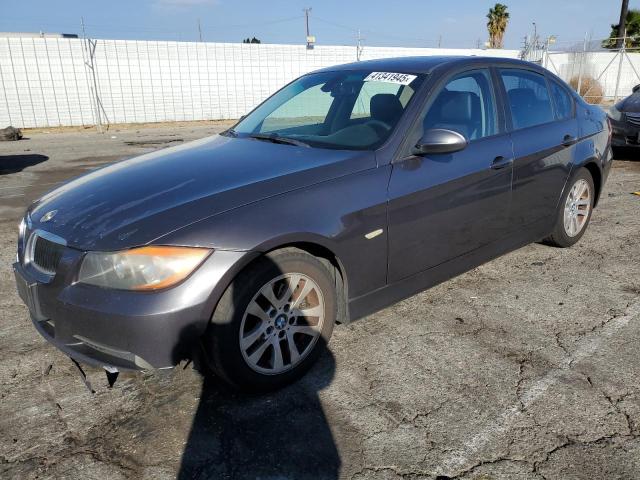 BMW 328I 2007 gray  gas WBAVA37557NL13996 photo #1