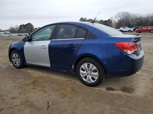 CHEVROLET CRUZE LTZ 2012 blue sedan 4d gas 1G1PH5SC3C7311695 photo #3