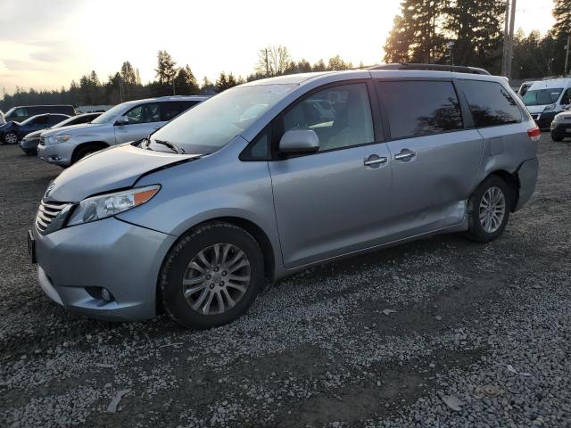 TOYOTA SIENNA XLE 2011 silver  gas 5TDYK3DC0BS150399 photo #1