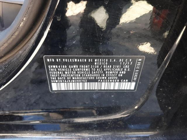 2018 VOLKSWAGEN JETTA S 3VW2B7AJ9JM260752