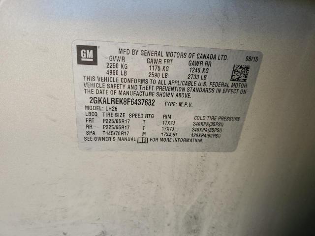 2015 GMC TERRAIN DE - 2GKALREK8F6437632