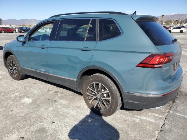 VOLKSWAGEN TIGUAN SE 2021 teal  gas 3VV3B7AX0MM004579 photo #3