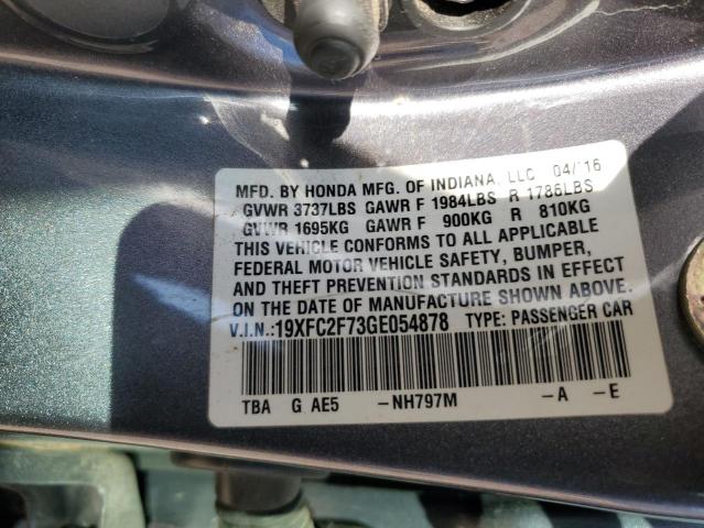2016 HONDA CIVIC EX - 19XFC2F73GE054878