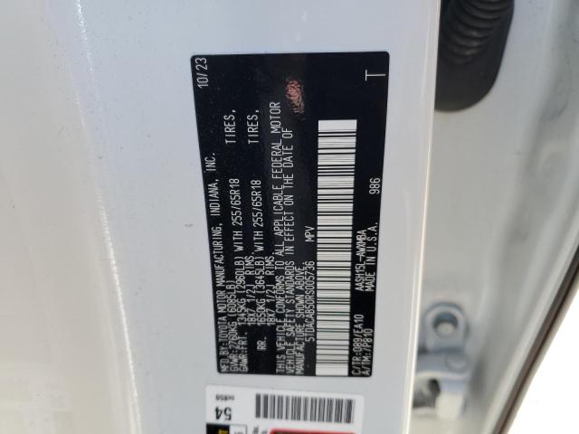2024 TOYOTA GRAND HIGH - 5TDACAB50RS005736