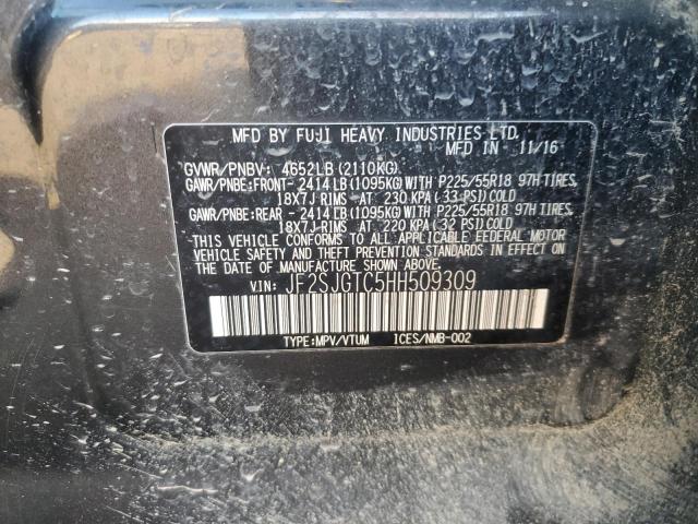 2017 SUBARU FORESTER 2 - JF2SJGTC5HH509309