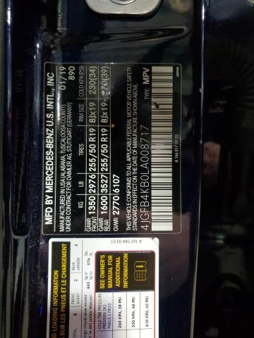 2020 MERCEDES-BENZ GLE 350 4M - 4JGFB4KB0LA008717