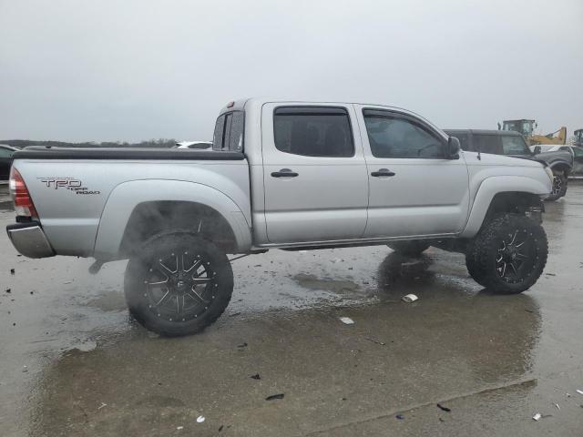 TOYOTA TACOMA DOU 2011 silver crew pic gas 3TMJU4GN9BM123314 photo #4