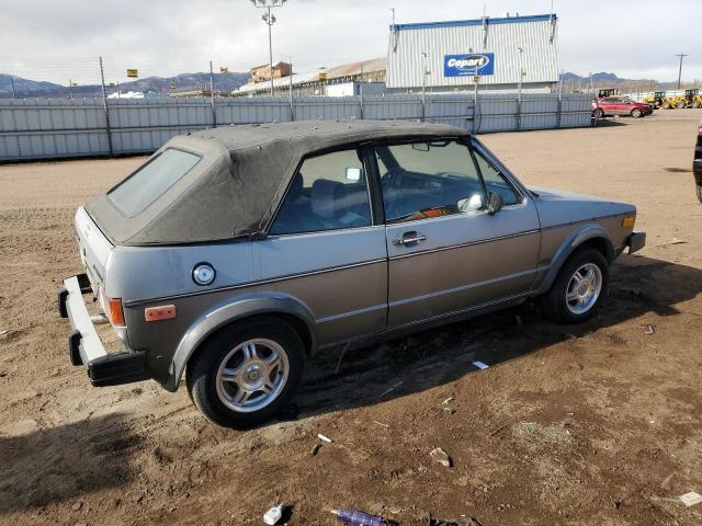 VOLKSWAGEN CABRIOLET 1985 silver  gas WVWCA0151FK007279 photo #4