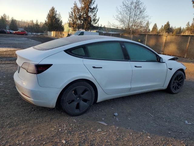 TESLA MODEL 3 2022 white  electric 5YJ3E1EAXNF344238 photo #4