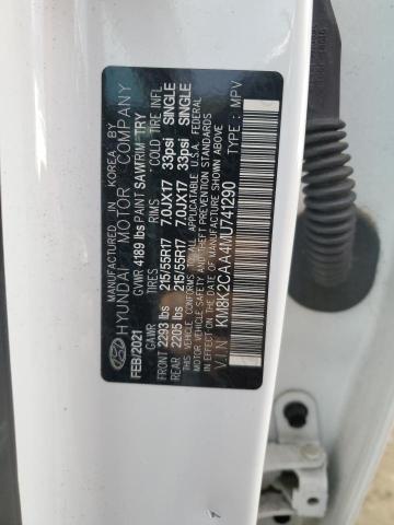 2021 HYUNDAI KONA SEL - KM8K2CAA4MU741290