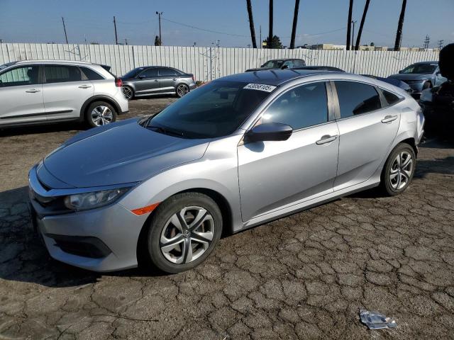 HONDA CIVIC LX 2017 silver  gas 2HGFC2F56HH545421 photo #1