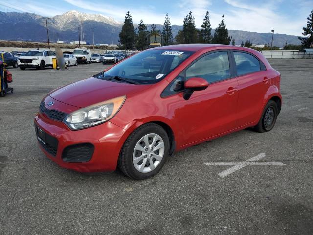 KIA RIO LX 2012 red  gas KNADM5A33C6066682 photo #1