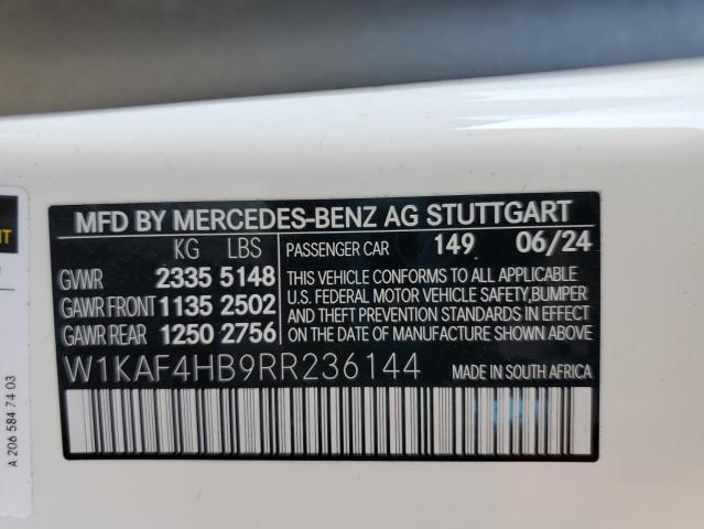 2024 MERCEDES-BENZ C 300 4MAT W1KAF4HB9RR236144