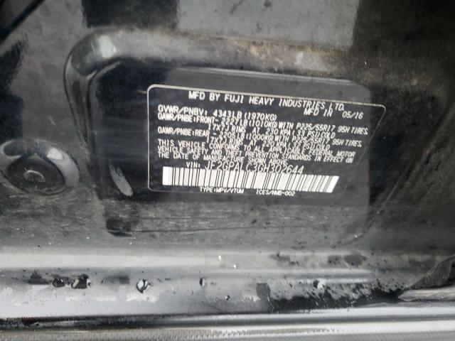 2016 SUBARU CROSSTREK - JF2GPALC3GH302644
