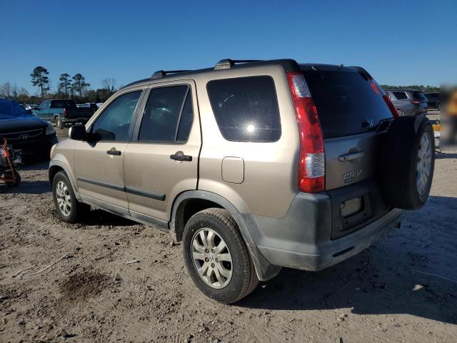 HONDA CR-V EX 2006 gold 4dr spor gas JHLRD68816C017702 photo #3