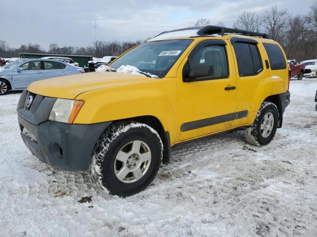 NISSAN XTERRA OFF 2005 yellow  gas 5N1AN08W15C608481 photo #1