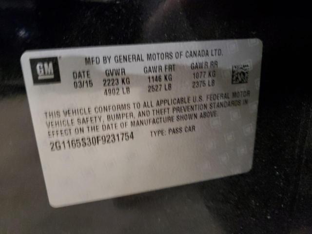 2015 CHEVROLET IMPALA LTZ 2G1165S30F9231754