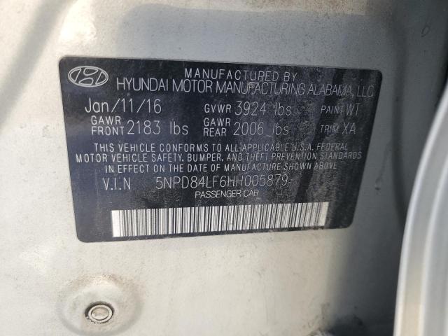 2017 HYUNDAI ELANTRA SE - 5NPD84LF6HH005879