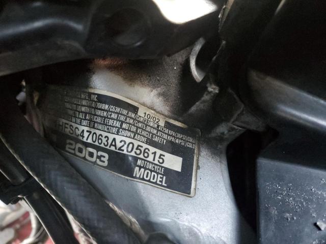 2003 HONDA GL1800 1HFSC47063A205615