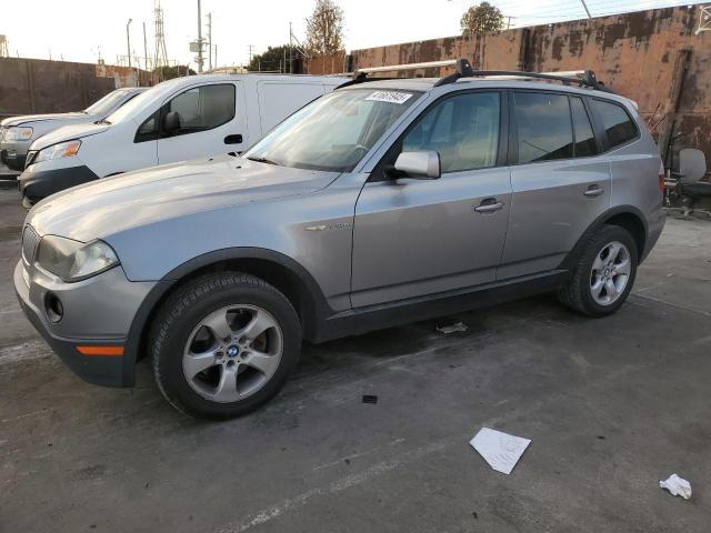 BMW X3 3.0SI 2008 silver 4dr spor gas WBXPC93468WJ15870 photo #1