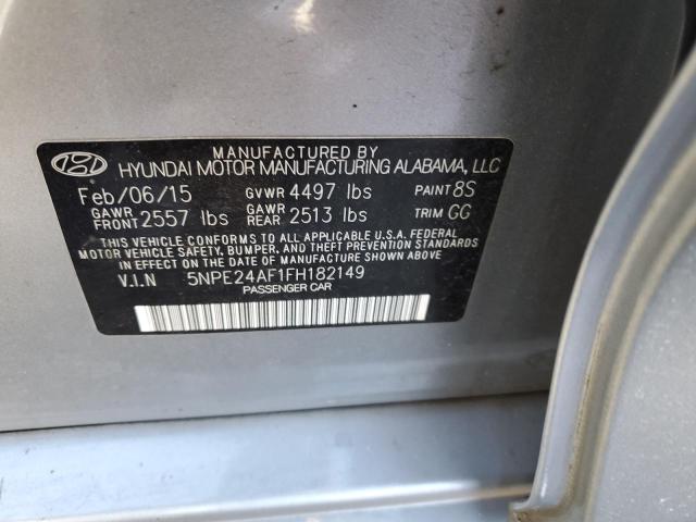 2015 HYUNDAI SONATA SE - 5NPE24AF1FH182149