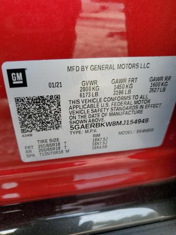 2021 BUICK ENCLAVE ES - 5GAERBKW8MJ154949