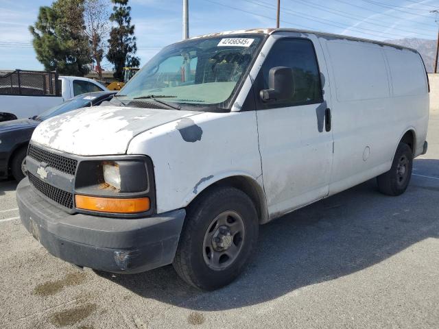 CHEVROLET EXPRESS G1 2005 white  gas 1GCFG15X951231286 photo #1