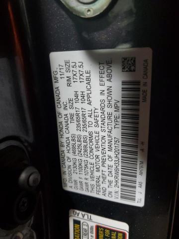 2018 HONDA CR-V LX 2HKRW6H33JH201757