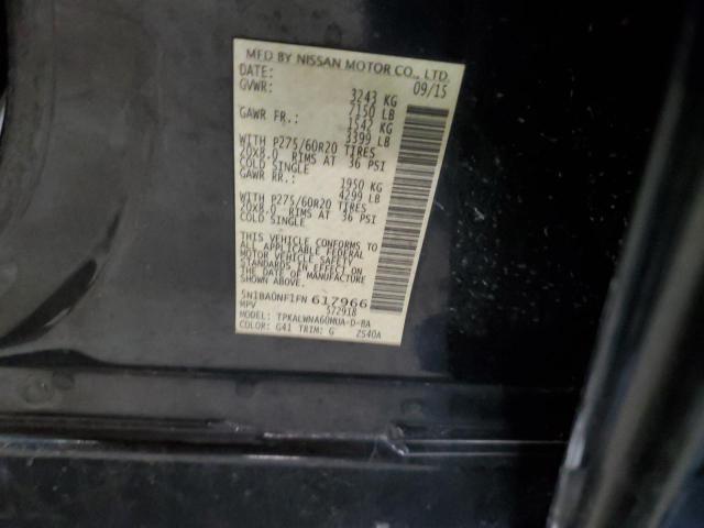 2015 NISSAN ARMADA PLA 5N1BA0NF1FN617966