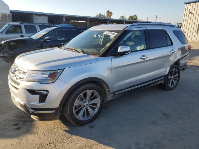 FORD EXPLORER L 2018 silver  gas 1FM5K7F89JGA99136 photo #1