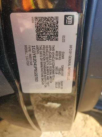 2023 CHEVROLET CORVETTE S - 1G1YB2D41P5122703