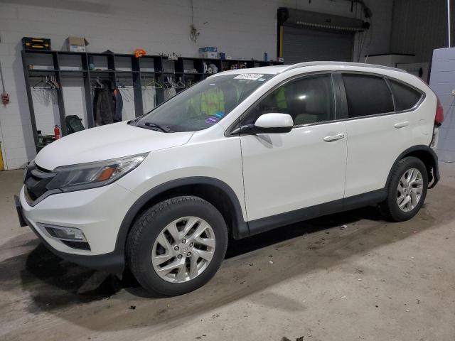 HONDA CR-V EXL 2015 white  gas 5J6RM4H7XFL028300 photo #1