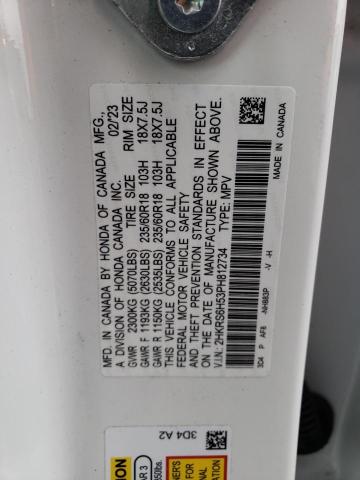 2023 HONDA CR-V SPORT - 2HKRS6H53PH812734