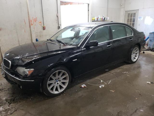 BMW 750 LI 2006 black  gas WBAHN83586DT60156 photo #1