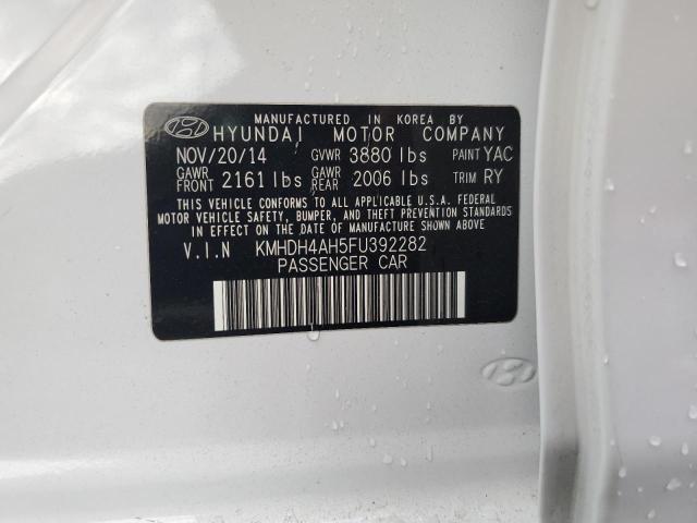 2015 HYUNDAI ELANTRA SE - KMHDH4AH5FU392282
