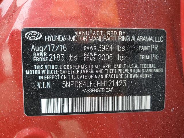 2017 HYUNDAI ELANTRA SE - 5NPD84LF6HH121423