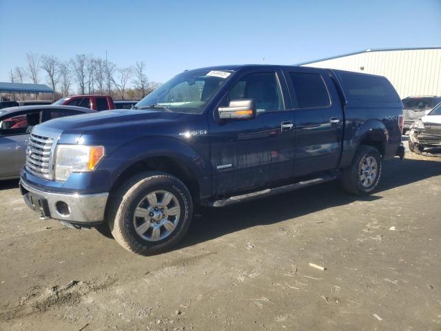 FORD F150 SUPER 2011 blue  gas 1FTFW1ET1BFD01247 photo #1