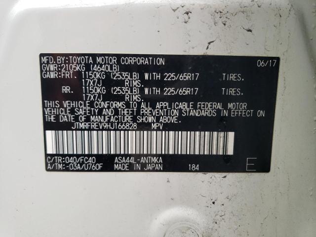 2017 TOYOTA RAV4 XLE - JTMRFREV9HJ166828