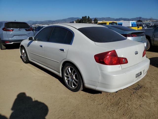 INFINITI G35 2005 white  gas JNKCV51E05M220985 photo #3